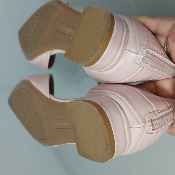 Elegant Pink Ankle Strap Women's Shoes, pre-loved excellent conditions sz 8 - Picture 4 of 5
